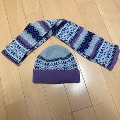 ニット帽　マフラー　セット