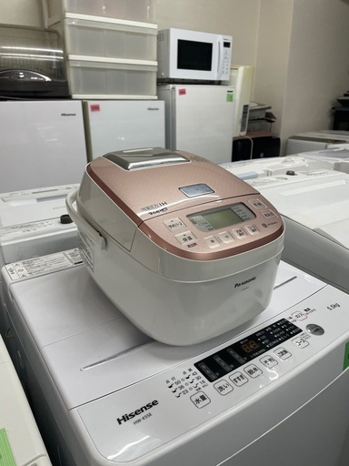 配送可能　保証付き　Panasonic 炊飯器　5合 SR-PD10E ピンク