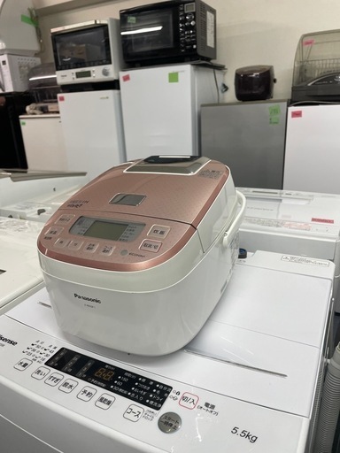 配送可能　保証付き　Panasonic 炊飯器　5合 SR-PD10E ピンク