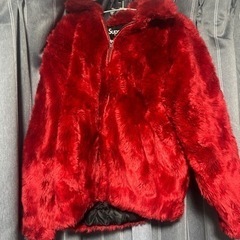 Supreme Faux Fur Bomber Jacket "Red" シュプリームの画像