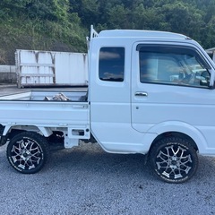 (売れました)☆SUZUKI  スーパーキャリイ☆車検付き☆4WD、MT☆ヨシムラマフラー☆純正戻し65万☆の画像