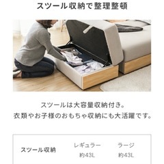 【中古ソファ・ソファベッド】モダンデコの画像
