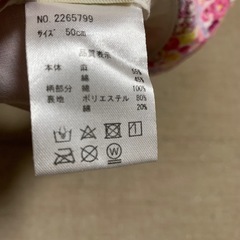 【相談中】アンパンマン　帽子　サイズ50の画像