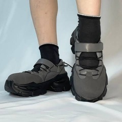 アクティブベロクロ厚底シューズ