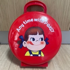 ペコちゃん　缶ケース　昭和レトロ　当時モノ