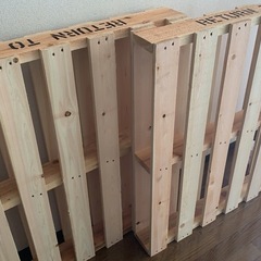 【再掲載】木製パレット1m×1m ２枚セット