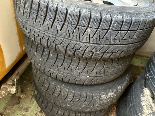 155/65R14 アルミホイールブリヂストンスタッドレス