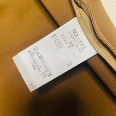 【美品】NOLLY’S sophi スエード調 タイトスカート Ｍサイズ キャメルの画像