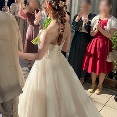 髪飾り、イヤリング、フェイク金箔セットの画像