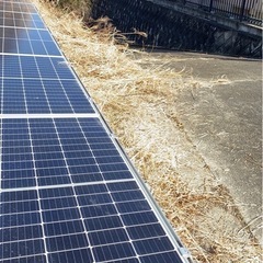 太陽光パネル　手元　出張できる方　現場福島市3名の画像