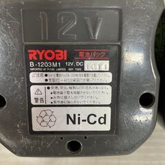【RYOBI】 リョービ 充電式 ドライバドリル BD-123 DC12V バッテリー2個付き 電動工具 N0495YGの画像