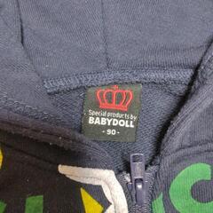 フード付きパーカー(BABYDOLL・90㌢)の画像