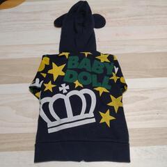 フード付きパーカー(BABYDOLL・90㌢)の画像