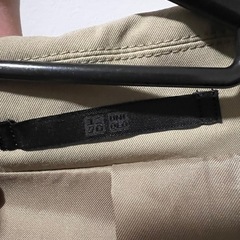 ユニクロトレンチコートの画像