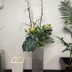 アートフラワー 観葉植物 フェイクグリーン 大型 室内 フラワー...