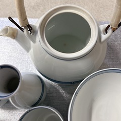 来客セット　陶器　茶碗　湯呑み　おちょこ　徳利　急須　の画像