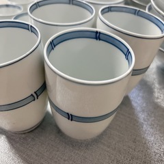 来客セット　陶器　茶碗　湯呑み　おちょこ　徳利　急須　の画像