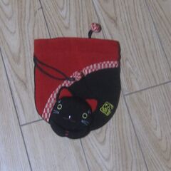 猫の巾着袋
