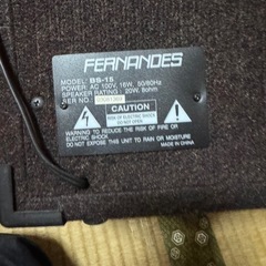 フェルナンデス　アンプ
の画像