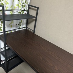 ラック付き　デスク