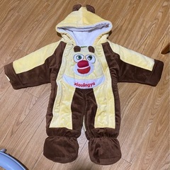 【値下げ】小林屋 フード付きロンパース 90/50