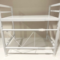 ニトリ　伸縮レンジラックの画像