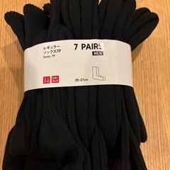 UNIQLO 靴下 5足 新品 25〜27cm