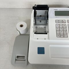 【CASIO】 《美品》 カシオ 電子レジスター 小型ドロア一体型 SE-G2-WE 4部門 店舗用品 N0496の画像