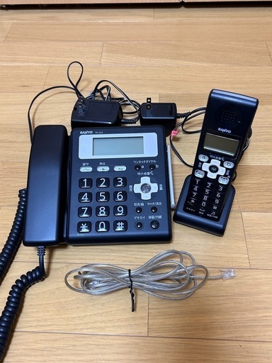 SANYO デジタルコードレス留守番電話機TEL-DJ2