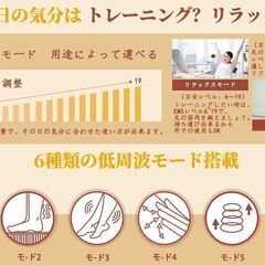新品）3D＋EMS】フットマット 足裏ケア フットリラックス 6種モード 19段階レベル リモコン付き 男女兼用  プレゼント軽量の画像