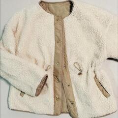 リバーシブル ボアブルゾン の画像