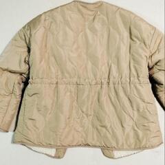 リバーシブル ボアブルゾン の画像