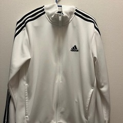 adidas アディダス　ホワイト　 トラックジャケット　ジャージ