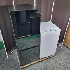 🙇‍♂️r売約済み‼️配送設置は無料🙌‼️最新2023年製✨鏡面トップ✨Hisense 家電セット