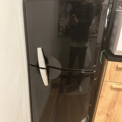 【無償・0円】2ドア冷蔵庫　ブラック　一人暮らし用