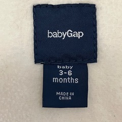 baby gap ベビーギャップ スノーウェア ホワイト　60cmの画像