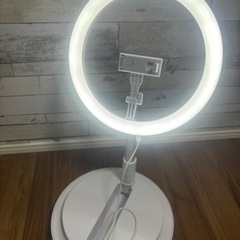 超美品●LEDリングライト●折りたたみ式⚫︎三色ライト明暗調整可の画像