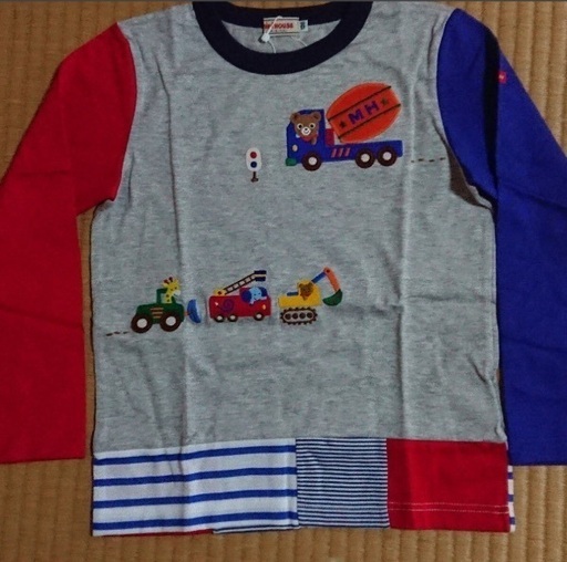 【新品】ミキハウス 長袖Tシャツ 120サイズ