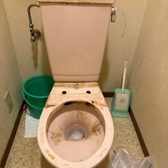 12月9日には処分します！便器、タンク