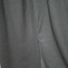 (a2)タグ付き新品　タイトスカート　Lサイズ　黒色　秋冬物の画像