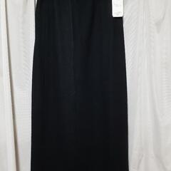 (a2)タグ付き新品　タイトスカート　Lサイズ　黒色　秋冬物