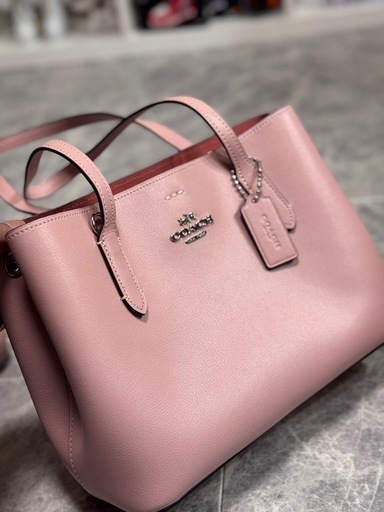 決まりました☆美中古☆coach☆ハンドバック☆希少カラー☆ピンク☆レディース