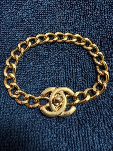 ＊美品＊シャネル CHANEL＊ヴィンテージ＊ココマーク＊チェーンブレスレット