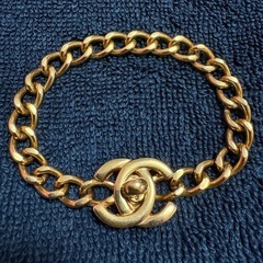＊美品＊シャネル CHANEL＊ヴィンテージ＊ココマーク＊チェーンブレスレットの画像
