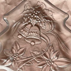 クリスマスツリーのガラス器の画像