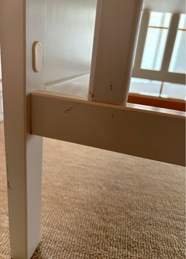 【マットレス・柵カバー付】【お届け要相談】IKEA ベビーベッド