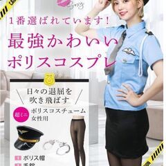 ハロウィン　コスプレ　衣装　ポリス　ミニスカポリス　警察の画像