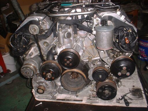 Mベンツ129SL-119-V8リビルトエンジン制作販売