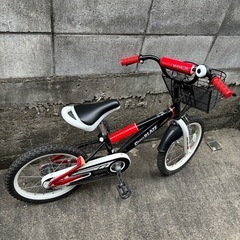 美品　16インチ　子供　5.6歳　補助なし自転車　　