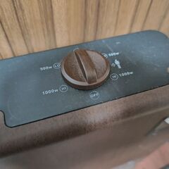 セラミックヒーター　2017年製の画像